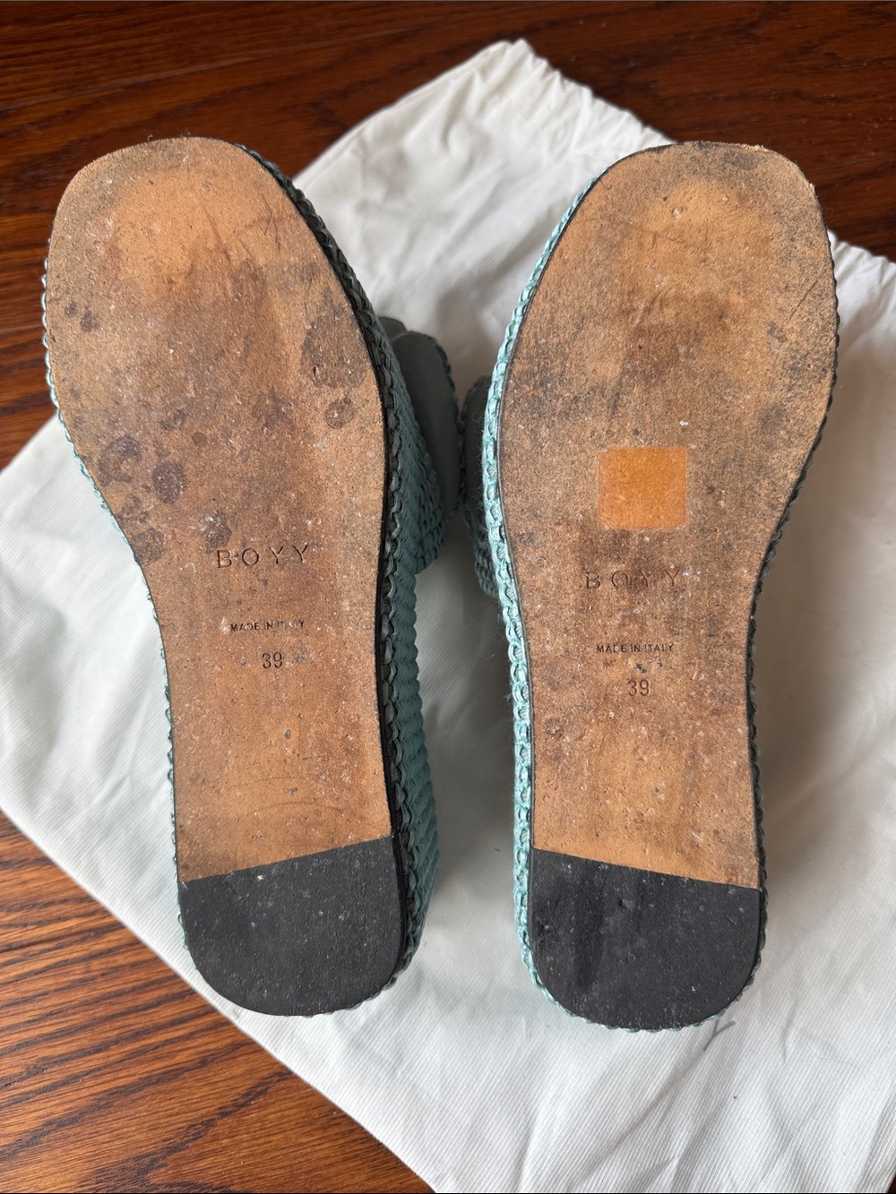 BOYY Raffia Platform Sandals - Picture 4 of 6